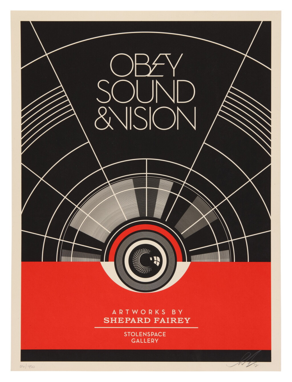 View full screen - View 1 of Lot 1. OBEY SOUND AND VISION.
