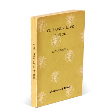 View full screen - View 1 of Lot 29. Ian Fleming | You Only Live Twice, 1964, uncorrected proof.