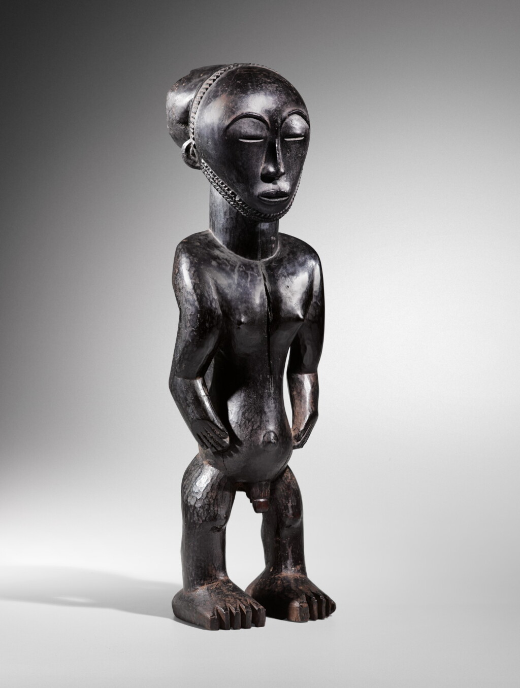 View full screen - View 1 of Lot 54. Statue, Hemba, République Démocratique du Congo | Hemba figure, Democratic Republic of the Congo.