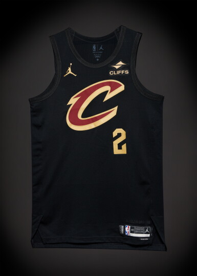 View full screen - View 1 of Lot 35. Lonzo Ball Cleveland Cavaliers 2025-2026 Emirates NBA Cup Game Worn Statement Edition Jersey.