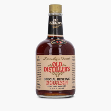 View full screen - View 1 of Lot 2494. Old Distiller's Special Reserve Bourbon 15 Year Old 101 Proof NV (1 Bottle 75cl).