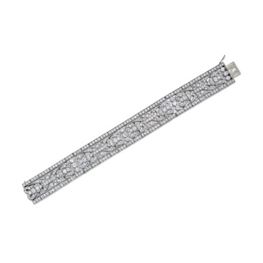 View full screen - View 1 of Lot 232. Diamond Bracelet, France.