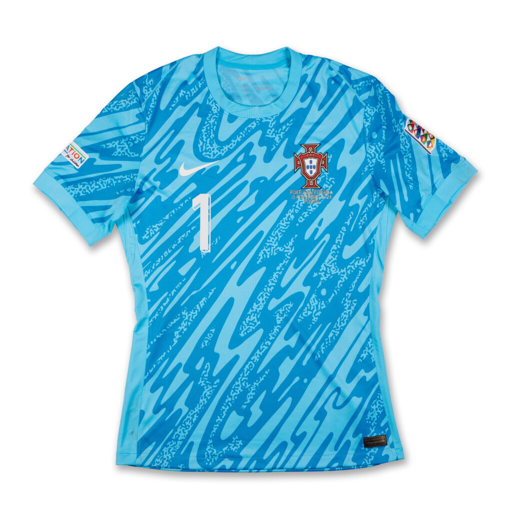 View full screen - View 1 of Lot 50. Diogo Costa 2024 Portugal National Team Match Worn Shirt.