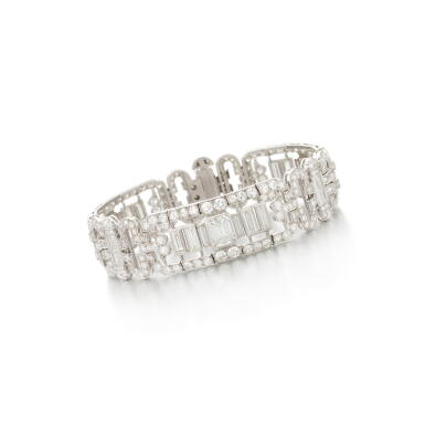 View full screen - View 1 of Lot 245. Diamond bracelet (Bracciale in diamanti).