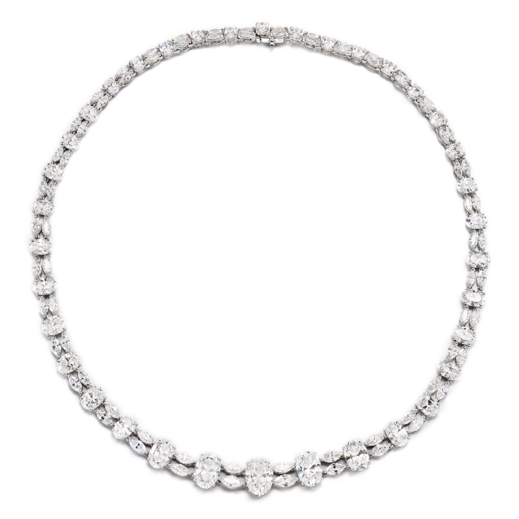 View full screen - View 1 of Lot 286. Diamond Necklace | 鑽石 項鏈 .