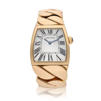 View full screen - View 1 of Lot 353. Reference 2896 La Dona | A pink gold wristwatch with bracelet, Circa 2000.