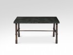 Table basse rectangulaire aux pattes octogonales, vers 1960