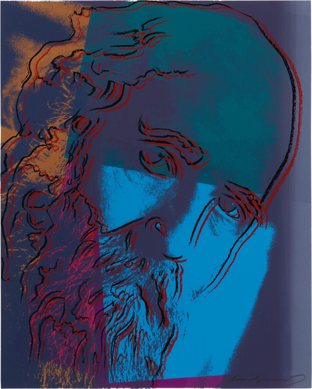 View full screen - View 1 of Lot 301. ANDY WARHOL | MARTIN BUBER (F. & S. II.228).