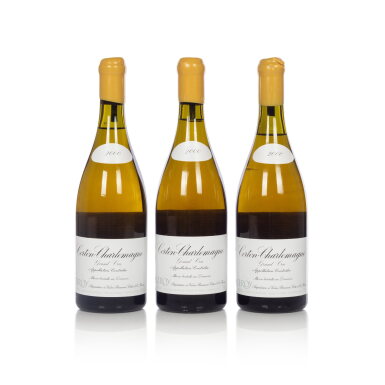 View full screen - View 1 of Lot 247. Corton Charlemagne 2000 Domaine Leroy (3 BT).