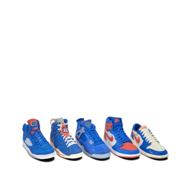 View full screen - View 1 of Lot 23. Set of Five | Nike Air Jordan 'University of Florida' Player Exclusive Samples | Size 13.