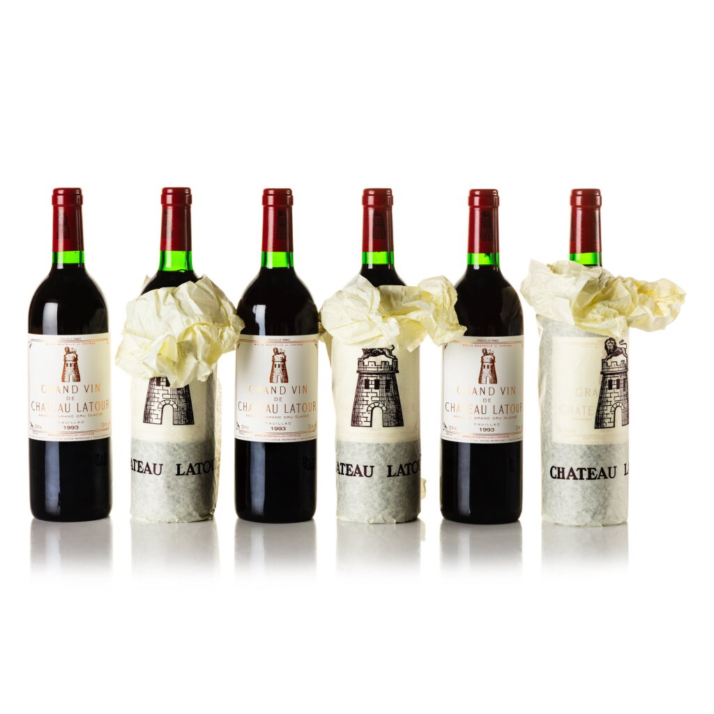 View full screen - View 1 of Lot 26. Château Latour 1993 (12 BT).