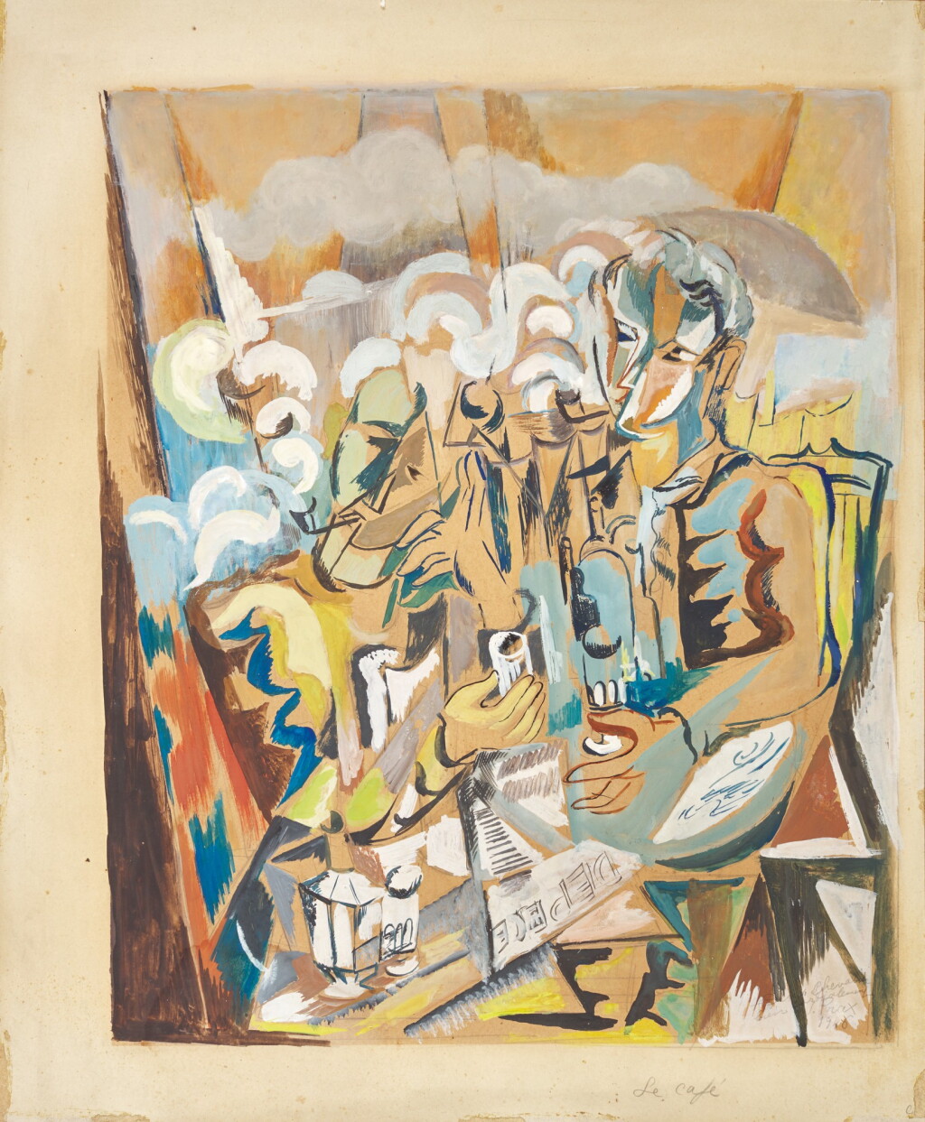 View full screen - View 1 of Lot 357. VALENTINE HENRIETTE PRAX | LE CAFÉ.