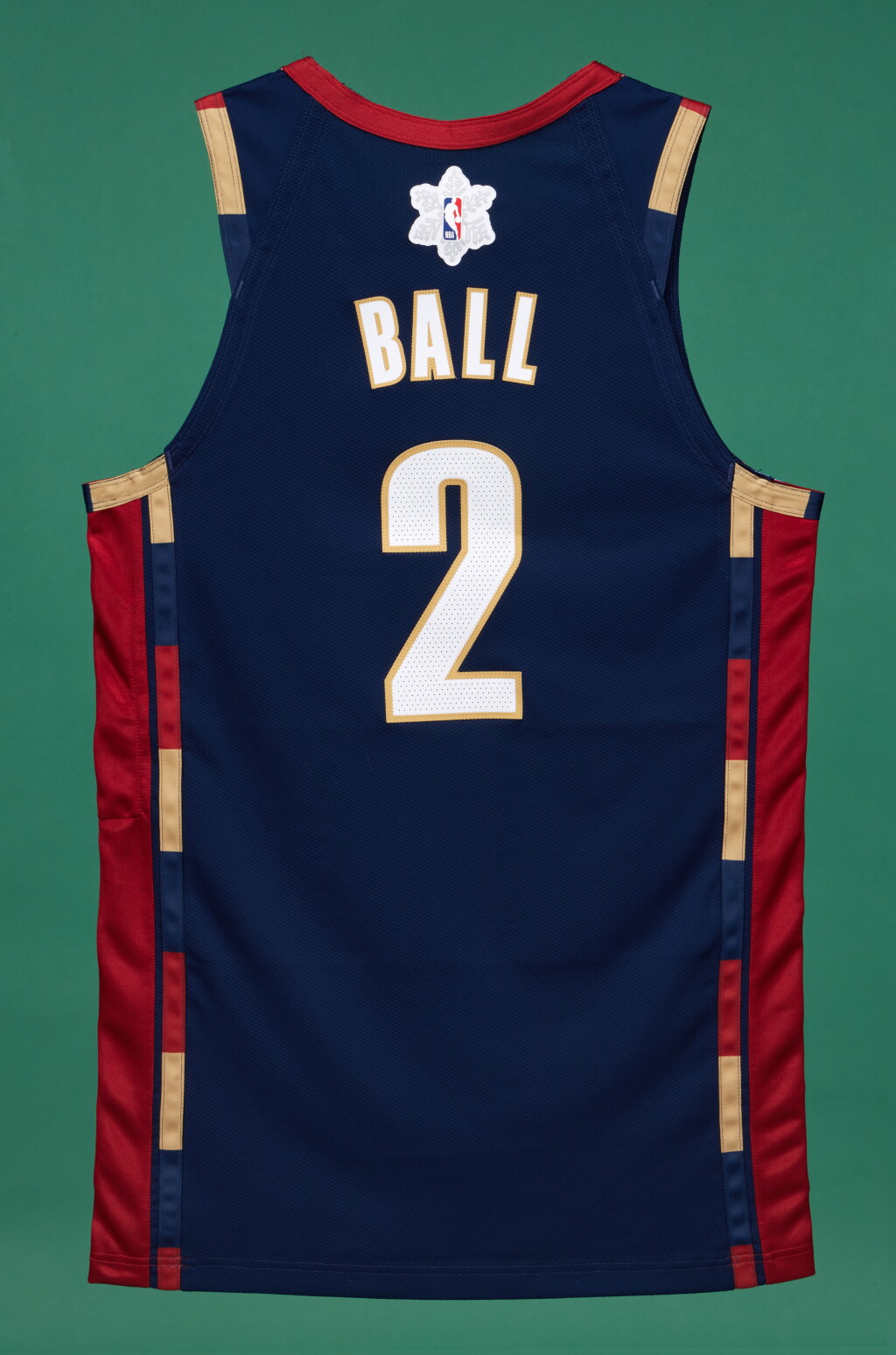 View full screen - View 1 of Lot 34. Lonzo Ball ‘Christmas Day’ Cleveland Cavaliers 2025-2026 Game Issued Classic Edition Jersey | Probable Wear.