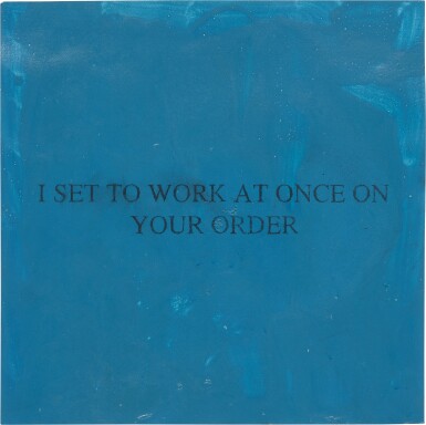 View full screen - View 1 of Lot 27. I Set to Work at Once on Your Order.