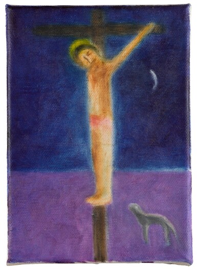 View full screen - View 1 of Lot 96. Crucifixion with Dog.