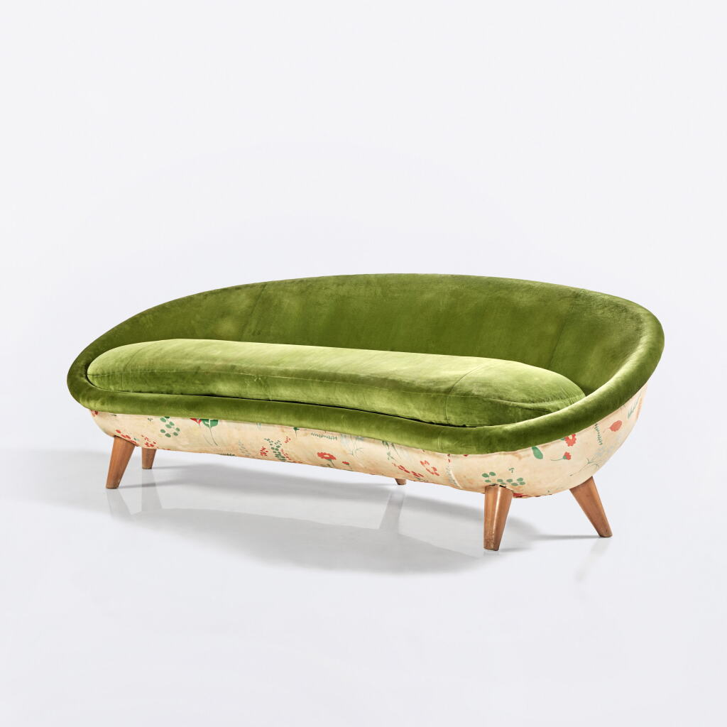View full screen - View 1 of Lot 554. A Rare "Oeuf" Sofa.