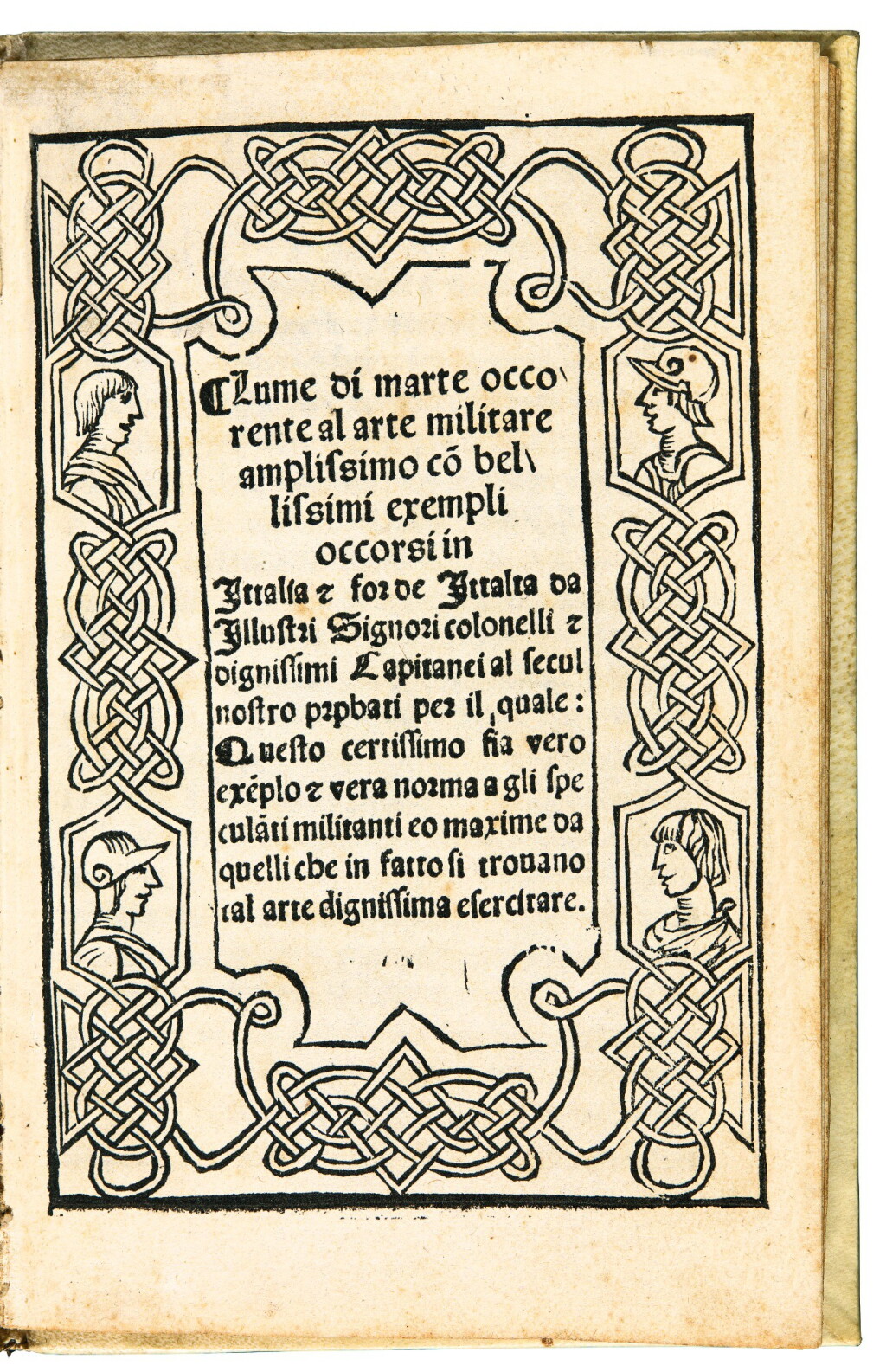 View full screen - View 1 of Lot 279. Lume di marte occorente al arte militare, Parma, 1540, later vellum.