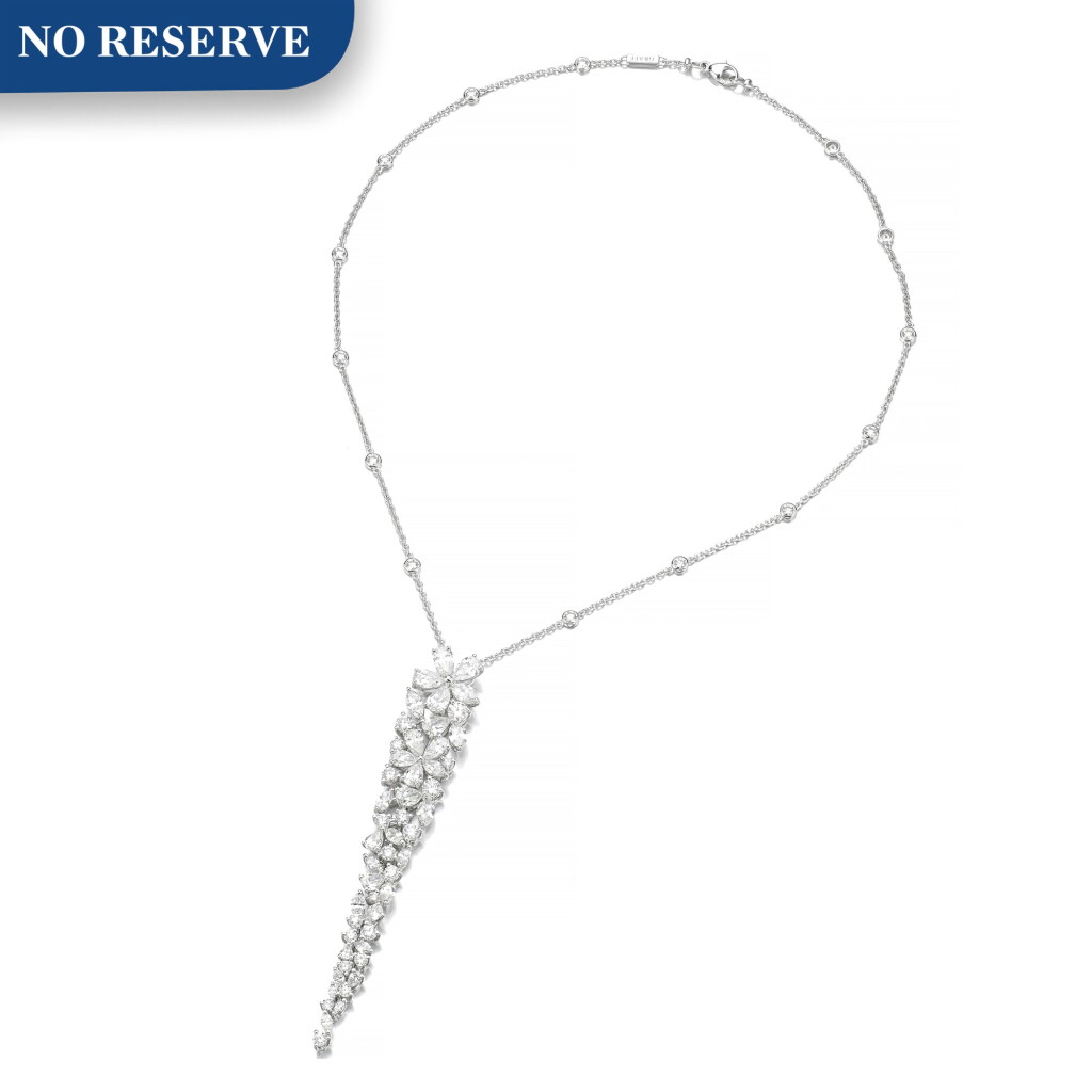 View full screen - View 1 of Lot 24. GRAFF | DIAMOND PENDENT NECKLACE.