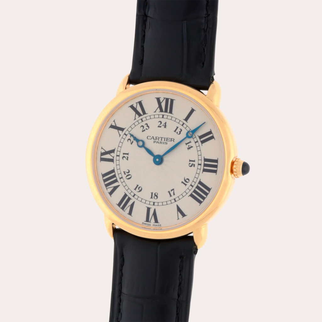 View full screen - View 1 of Lot 242. Ronde Louis, Reference 0900E | A yellow gold wristwatch | Circa 2000.