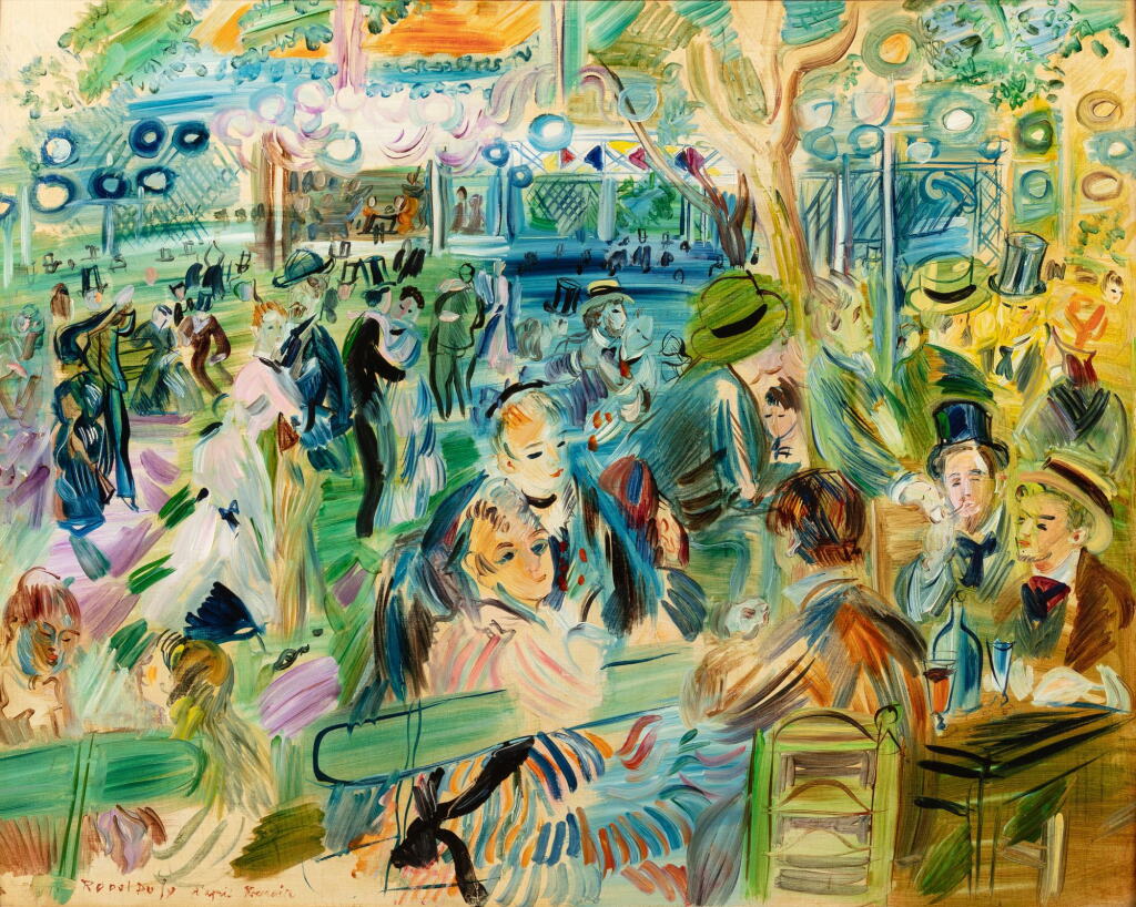 View full screen - View 1 of Lot 33. Le Bal du Moulin de la Galette.