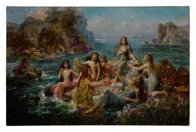 View full screen - View 1 of Lot 485. Neptune and the Water Nymphs.