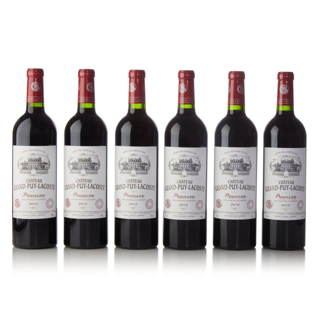 View full screen - View 1 of Lot 190. Château Grand Puy Lacoste 2012 (6 BT).