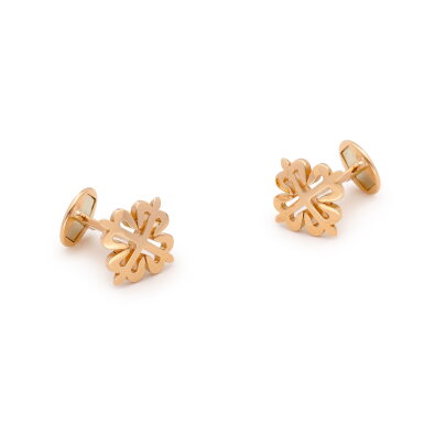 View full screen - View 1 of Lot 8091. Calatrava | A pair of pink gold cufflinks, Circa 2015 | 百達翡麗 | Calatrava | 一對粉紅金袖扣,約2015年製.