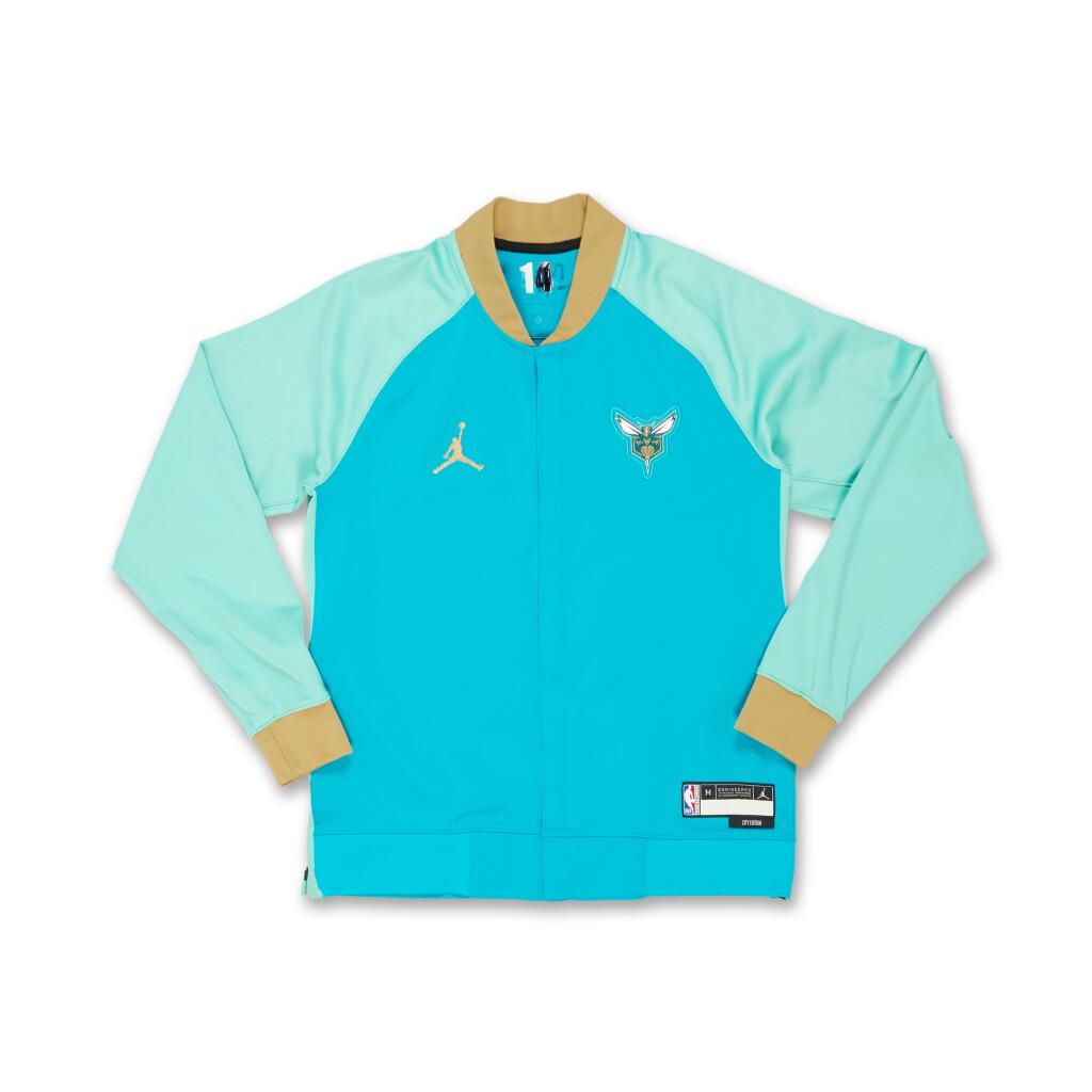 View full screen - View 1 of Lot 270. Ish Smith Charlotte Hornets 2023-2024 City Edition Warmup Jacket.