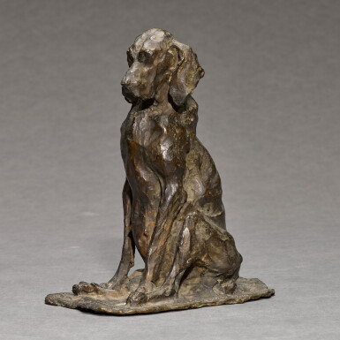 View full screen - View 1 of Lot 167. PRINCE PAUL TROUBETZKOY | SEATED DOG.