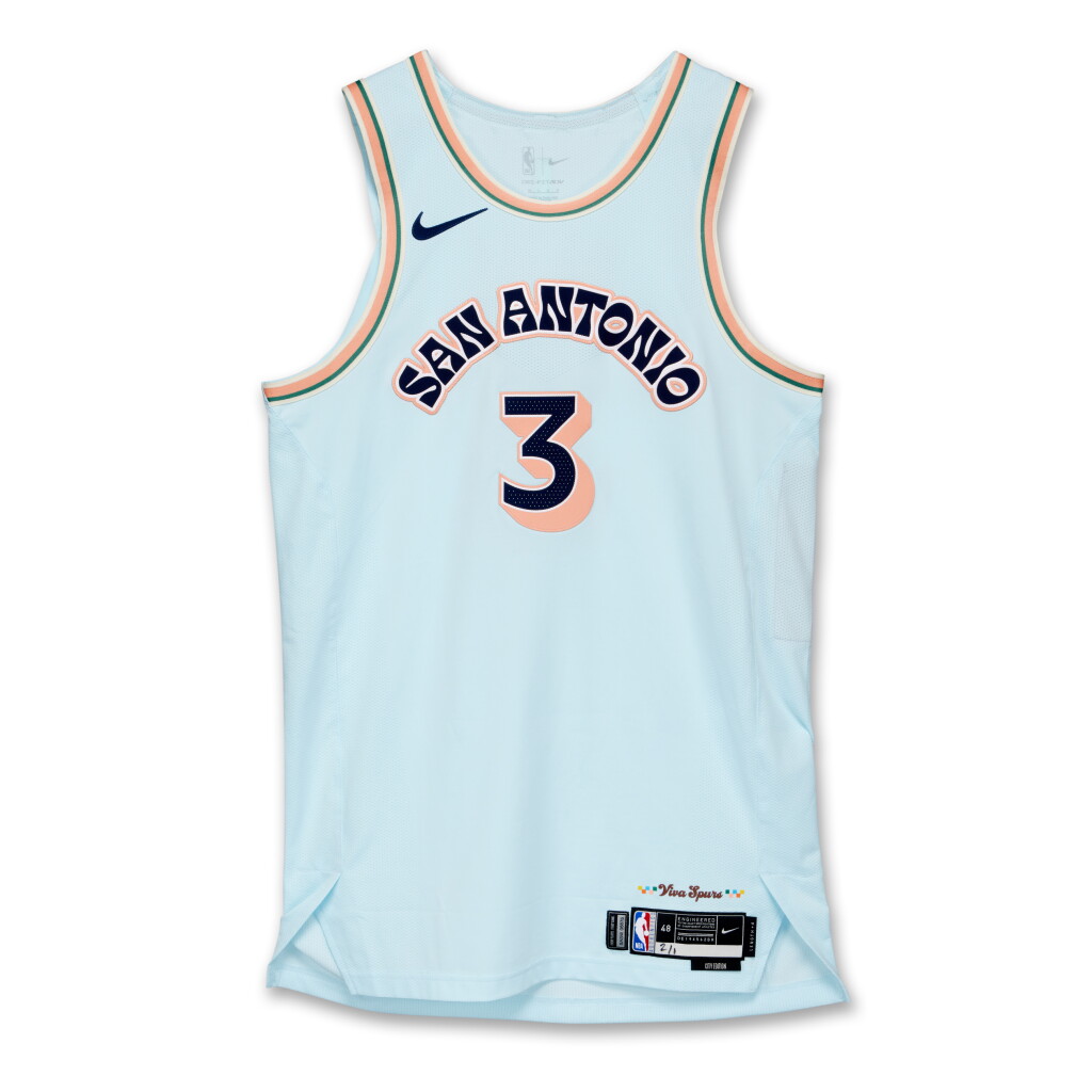 View full screen - View 1 of Lot 257. Chris Paul San Antonio Spurs 2024-2025 Game Worn City Edition Jersey.