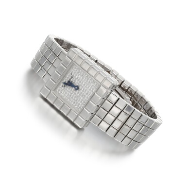 View full screen - View 1 of Lot 21. Diamond watch, 'Ice Cube'.