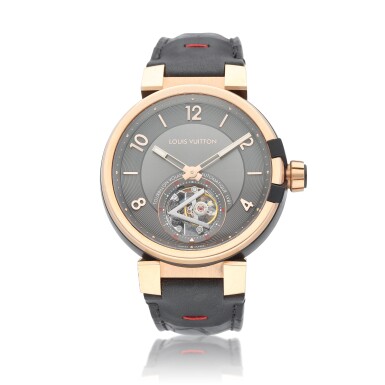 View full screen - View 1 of Lot 534. Tourbillon Volant, Ref. Q1EB1 Pink gold flying tourbillon wristwatch Circa 2015.