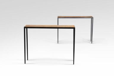 View full screen - View 1 of Lot 23. Paire de consoles.