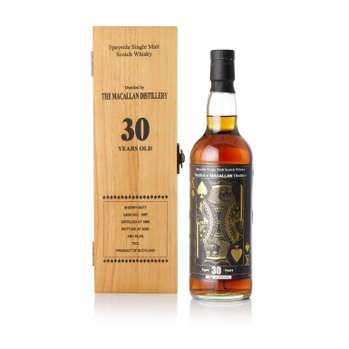 View full screen - View 1 of Lot 6554. Macallan 30 Year Old Cask #1097 for Kings Wine Cellar 53.4 abv 1990 (1 BT70).