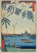 Utagawa Hiroshige (1797-1858) | Ayase River and Kanegafuchi (Ayasegawa Kanegafuchi) | Edo period, 19th century