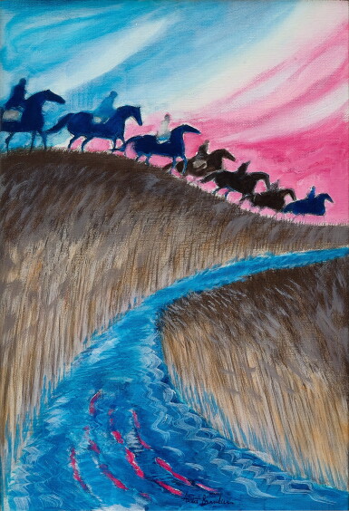 View full screen - View 1 of Lot 806. André Brasilier 安德烈・布拉吉利 | Camargue 卡馬格.