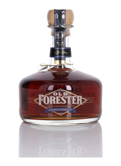 View full screen - View 1 of Lot 224. Old Forester 9 Year Old Birthday Bourbon 2004 Release 94 Proof 1995 (1 Bottle 75cl).