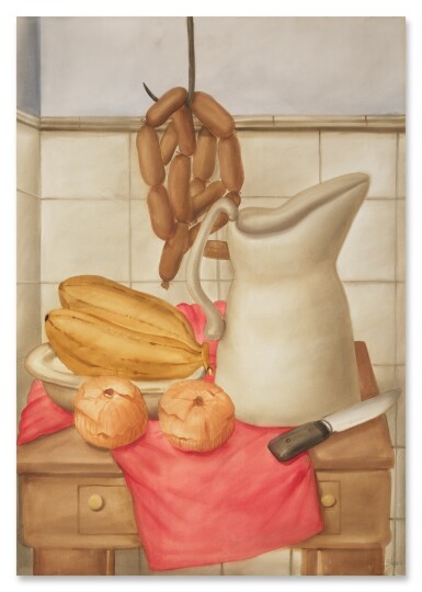View full screen - View 1 of Lot 531. Still Life with Sausages.