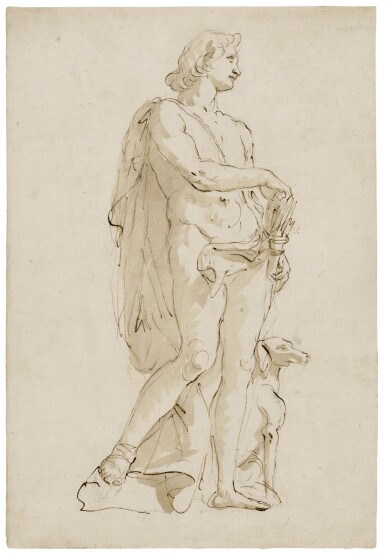 View full screen - View 1 of Lot 269. Meleager and his dog.