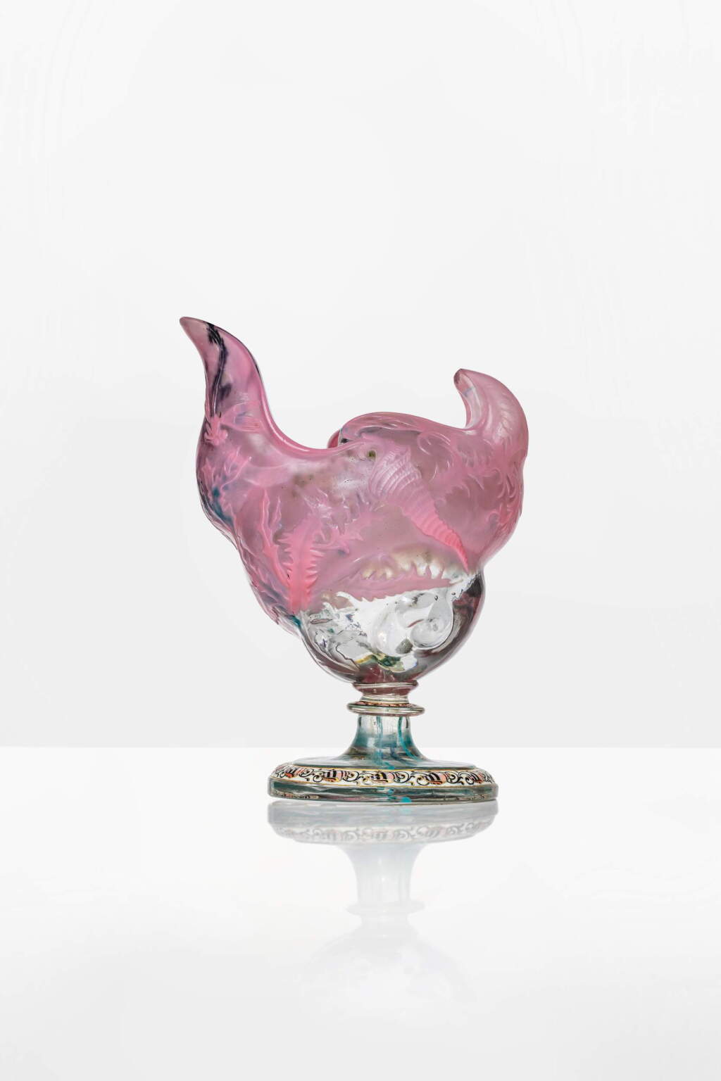 Voir en plein écran - Voir 1 du lot 3. Coupe Conque à la Libellule, vers 1884-1889.