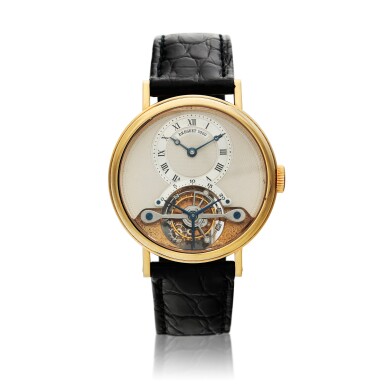 View full screen - View 1 of Lot 70. Reference 3350 Tourbillon Messidor, A yellow gold tourbillon wristwatch, Circa 1995.