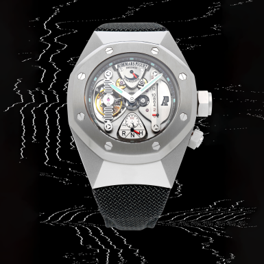 View full screen - View 1 of Lot 46. Royal Oak Concept 'CW1', Reference 25980AI.OO.D003SU.01 | A limited edition alacrite and titanium tourbillon wristwatch with power reserve indicator, dynamograph and function selector | Circa 2005.