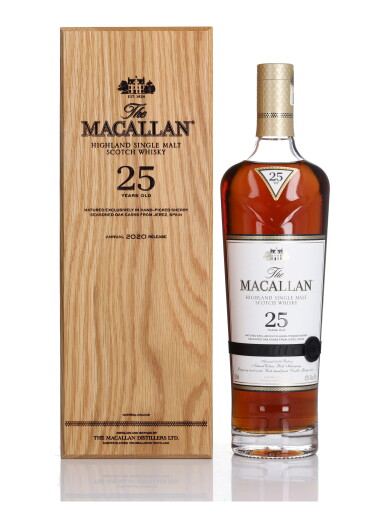 View full screen - View 1 of Lot 12. The Macallan 25 Year Old Sherry Oak 43.0 abv NV (1 BT 75cl).