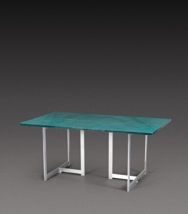 View full screen - View 1 of Lot 191. Extendable console table.