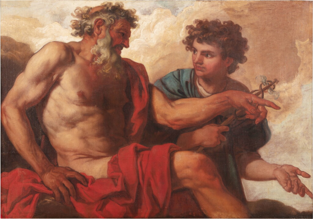 View full screen - View 1 of Lot 64. Mercury and Jupiter | Mercure et Jupiter.
