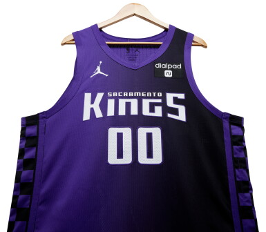 View full screen - View 1 of Lot 178. JaVale McGee Sacramento Kings 2023-2024 Game Worn Statement Edition Jersey.
