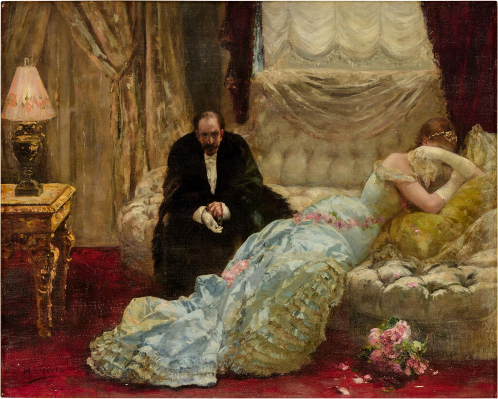 View full screen - View 1 of Lot 136. After the Ball (Retour du Bal).