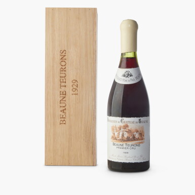 View full screen - View 1 of Lot 294. Beaune, Les Teurons 1929 Bouchard Père et Fils (1 BT).