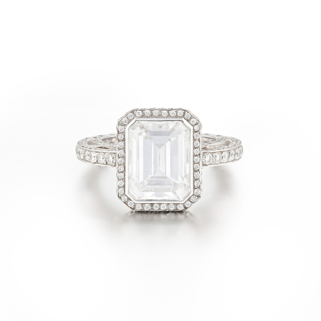 View full screen - View 1 of Lot 41. Lorenz Bäumer | Diamond ring, 'Tour Eiffel', 2013 | Bague diamants, "Tour Eiffel", 2013.