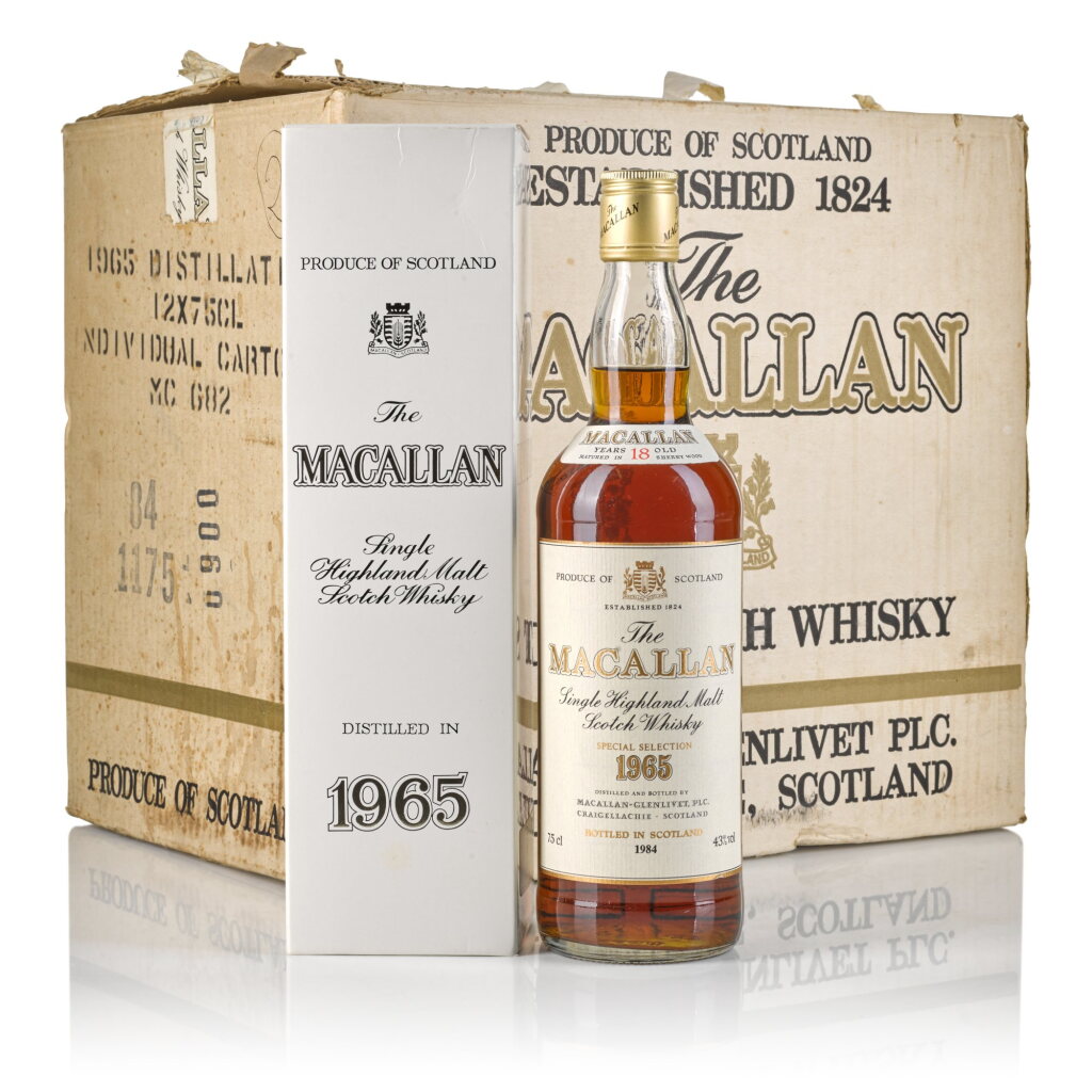 View full screen - View 1 of Lot 31. The Macallan 18 Year Old Special Selection 43.0 abv 1965 (5 Bottles 75cl).